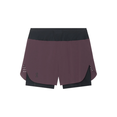 ON Women's Zero 2-in-1 Shorts - Urchin Black