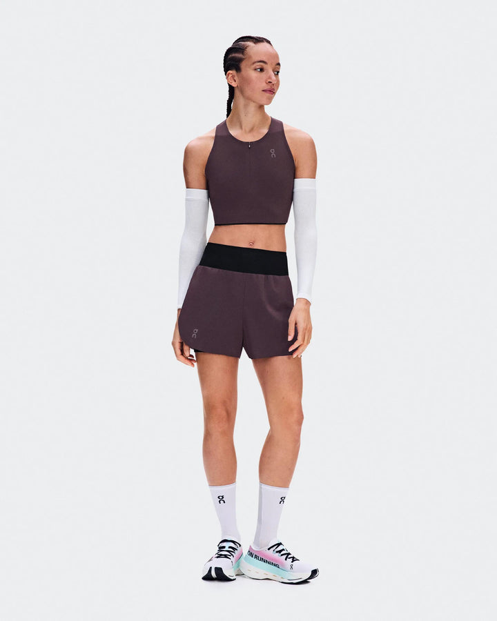 ON Women's Zero 2-in-1 Shorts - Urchin Black
