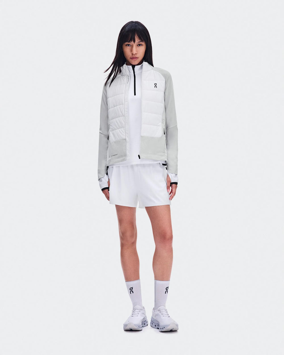 ON Women's Weather Hybrid Jacket - Glacier Frost