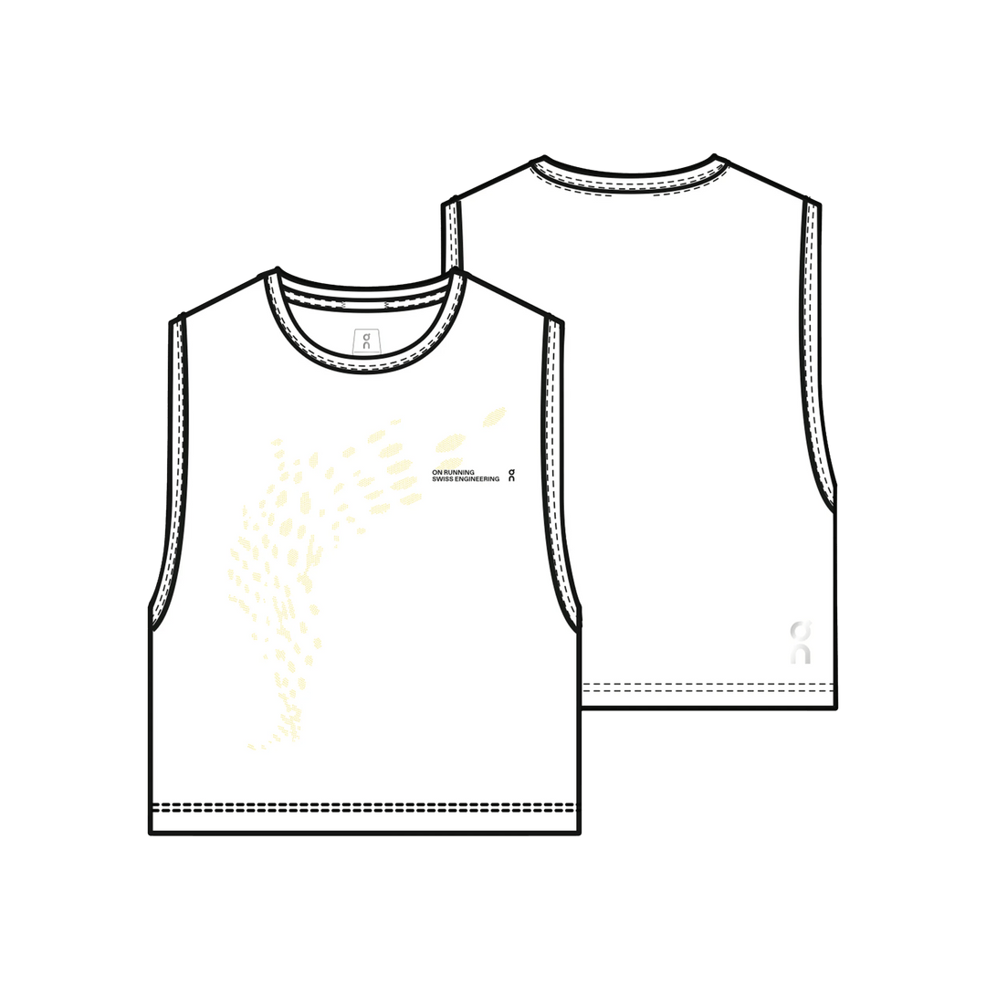 ON Women's On Run Tank - White