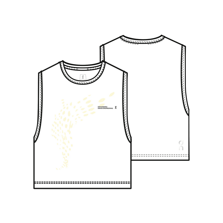 ON Women's On Run Tank - White