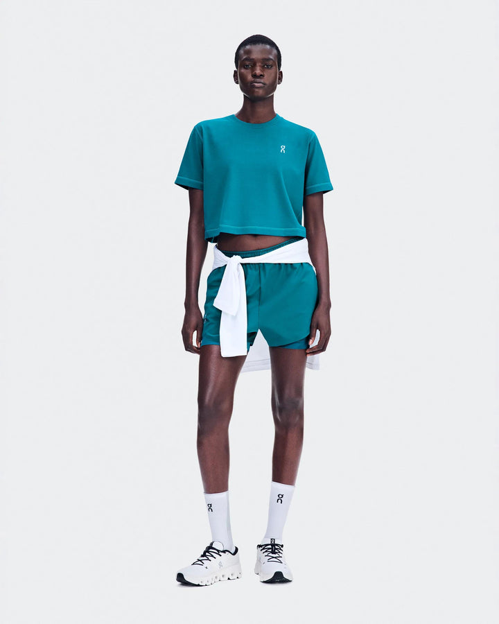 ON Women's Train-T Crop - Abyss