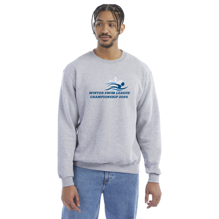 Winter Swim League Championship Champion Unisex Crewneck