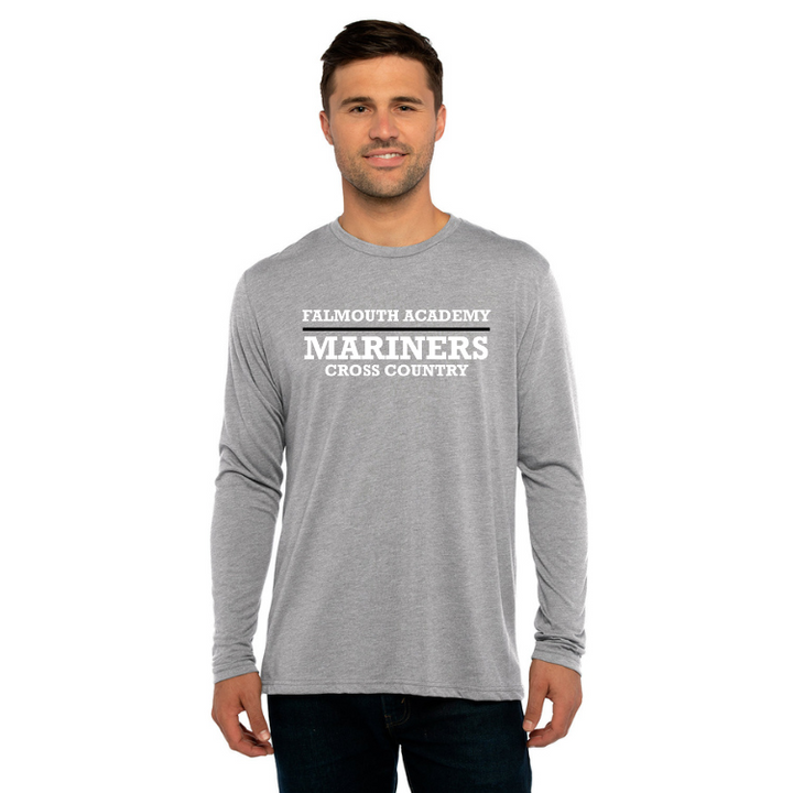 Falmouth Academy - Next Level Apparel Unisex Triblend Long-Sleeve Crew (6071)