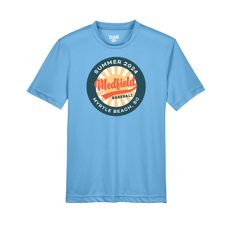 Camiseta de rendimiento para jóvenes de Medfield Baseball 12U (TT11Y)