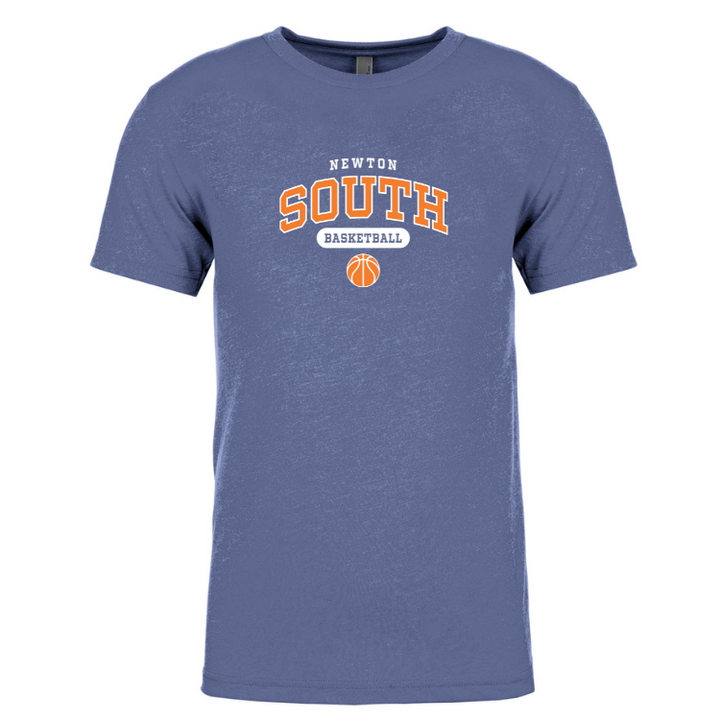 Newton South Basketball  - Next Level Apparel Unisex Triblend T-Shirt (6010)