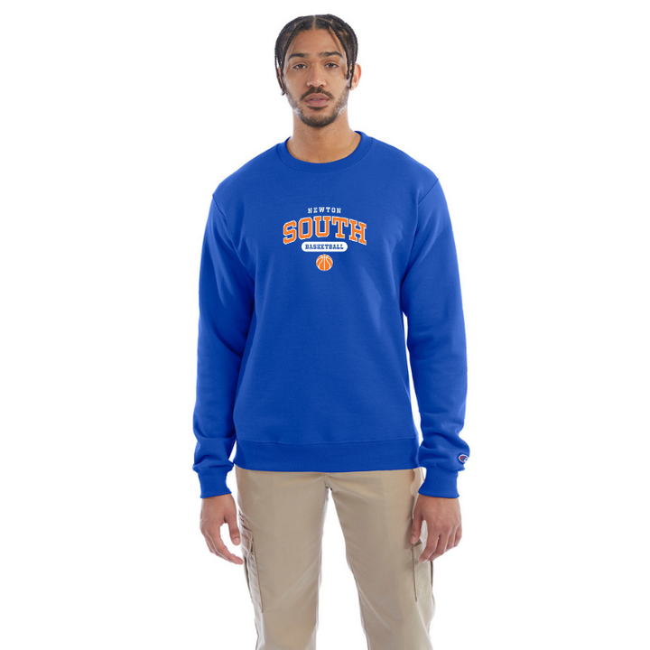 Newton South Basketball  - Champion Crewneck Sweatshirt (S600)