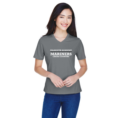 Falmouth Academy - Camiseta de rendimiento para mujer (LST353)