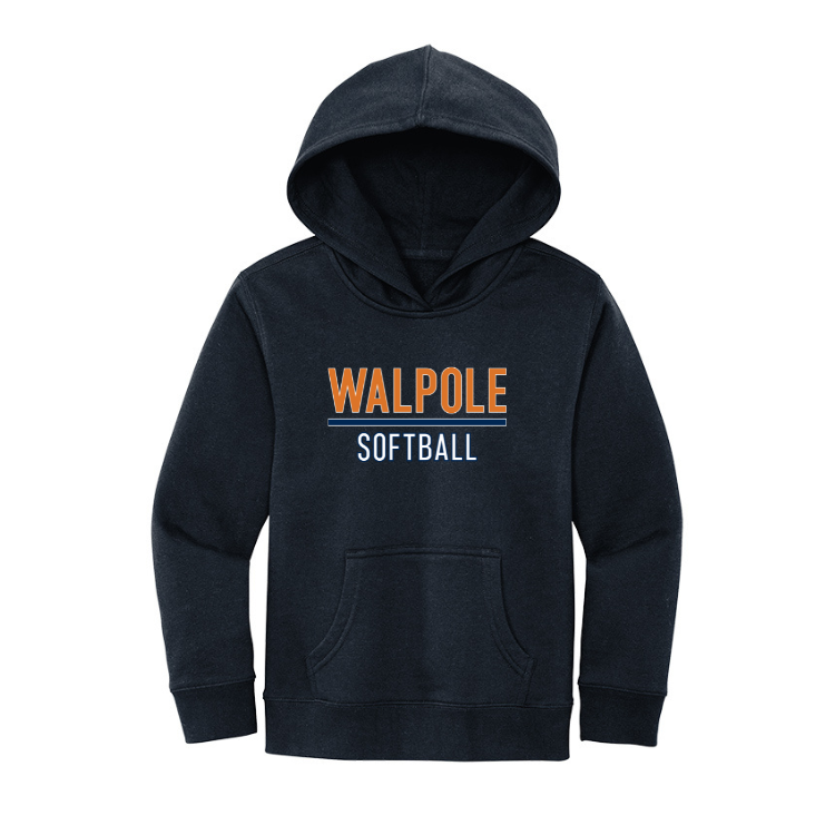 Sudadera con capucha de polar VIT para jóvenes de Walpole Softball (DT6100Y)