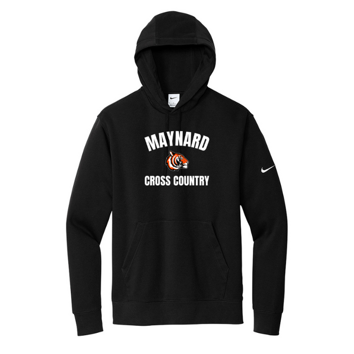 Sudadera con capucha y mangas de vellón con logo Nike Club de Maynard Cross Country (NKDR1499)