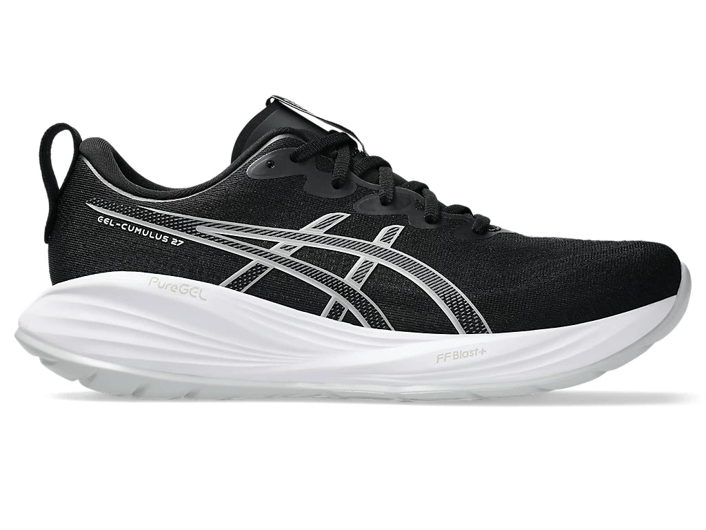 Asics Mens Gel Cumulus 27 Wide - Black/Concrete (1011B981-002)