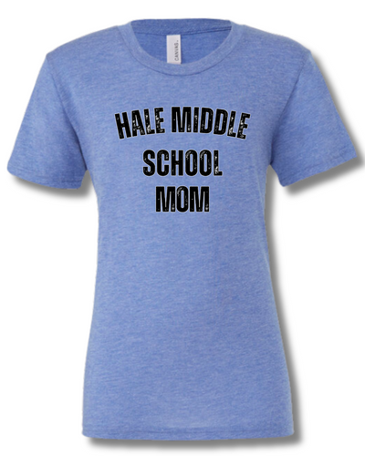 Camiseta unisex de mezcla triple MOM de la escuela secundaria Hale (3413C)