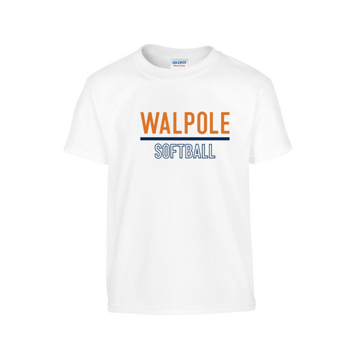Walpole Softball - Youth Cotton T-Shirt (G500B)