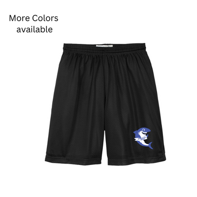 Escuela Primaria Mullen-Hall - Pantalón corto de malla para jóvenes (YST5100)