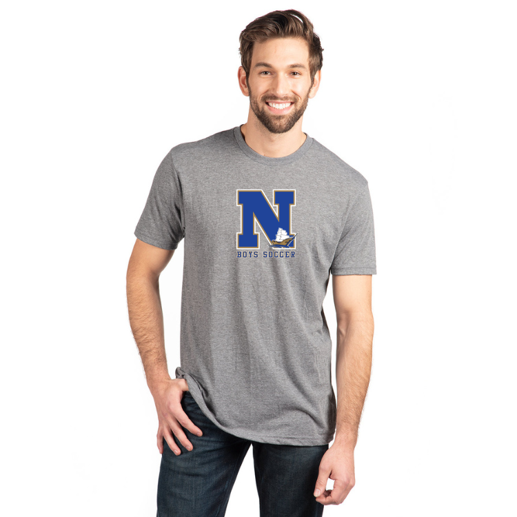 Norwell Boys Soccer Next Level Apparel Unisex Triblend T-Shirt (6010)