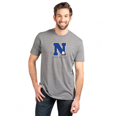 Camiseta unisex de mezcla triple de fútbol para niños de Norwell (NL6010)