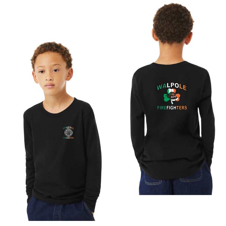Walpole FD St Patricks Youth Long-Sleeve T-Shirt (3501YCV)