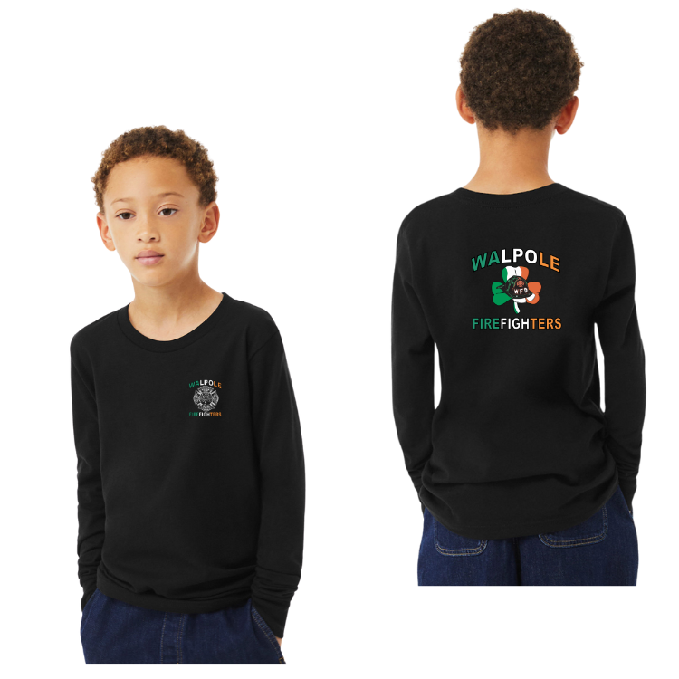 Camiseta de manga larga para jóvenes de Walpole FD St Patricks (3501YCV)