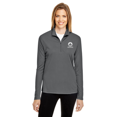 Falmouth Academy - Chaqueta de rendimiento femenina con cremallera de un cuarto (ST357)