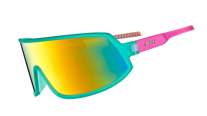 Gafas de sol Goodr "Salva un toro, monta un payaso de rodeo" (G00067-WG-AM3-RF)