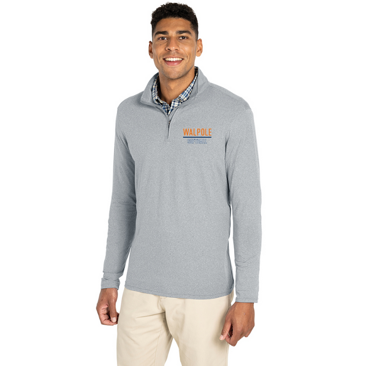 Walpole Softball - MEN'S HEATHERED ECO-LOGIC STRETCH QUARTER ZIP (9468)