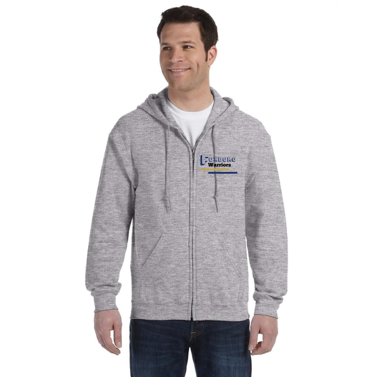 Ahern - Adult Full Zip Hooded Sweatshirt (G186)