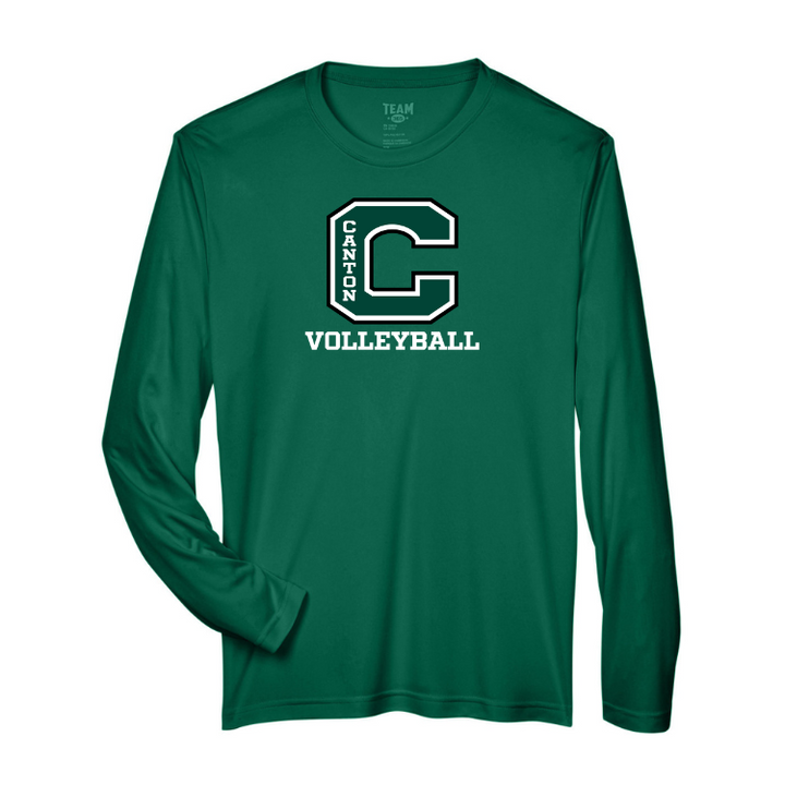 Canton Volleyball - Camiseta de manga larga de alto rendimiento para hombre (TT11L)