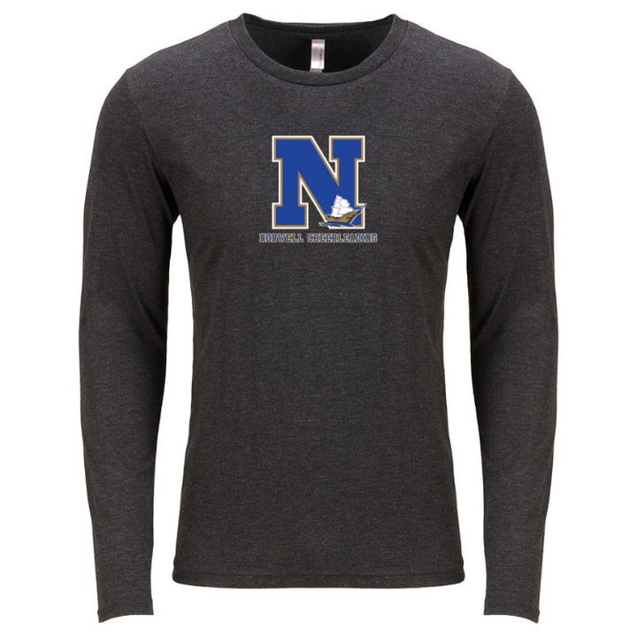 Norwell Cheer Next Level Apparel Men's Triblend Long-Sleeve Crew (6071)