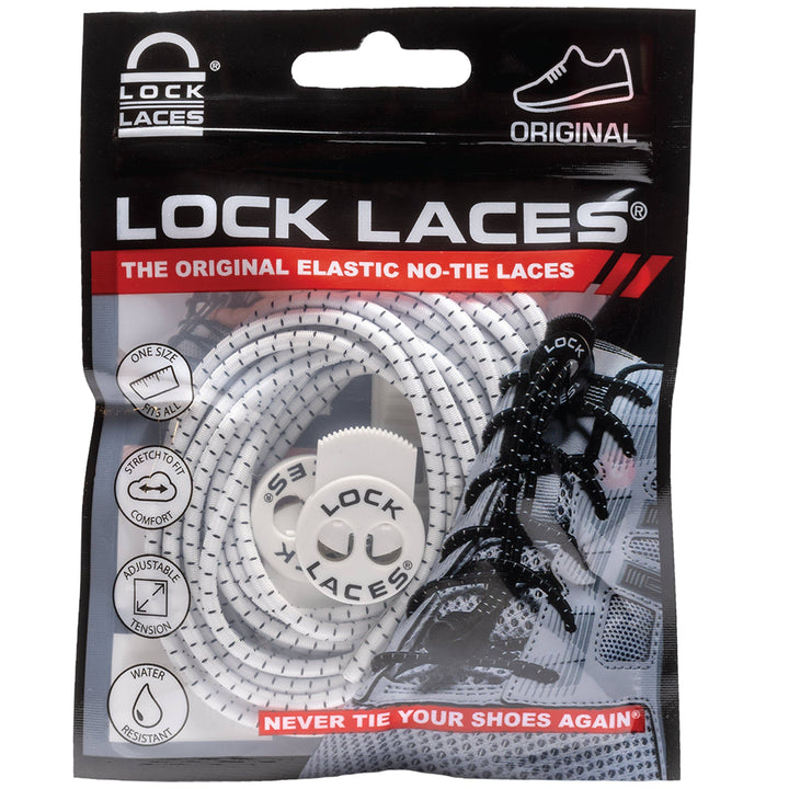 LOCK LACES - White