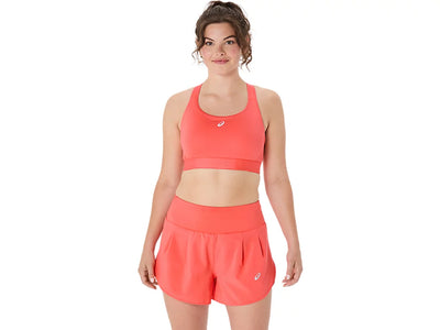 ASICS Women's Road Compression Bra - Coral Reef (2012C995)