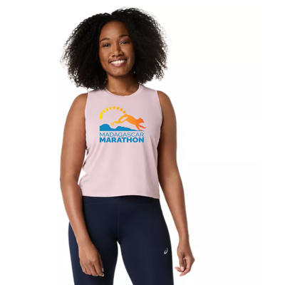 Madagascar Marathon - ASICS Women's Road Crop Top Morganite (2012D368)