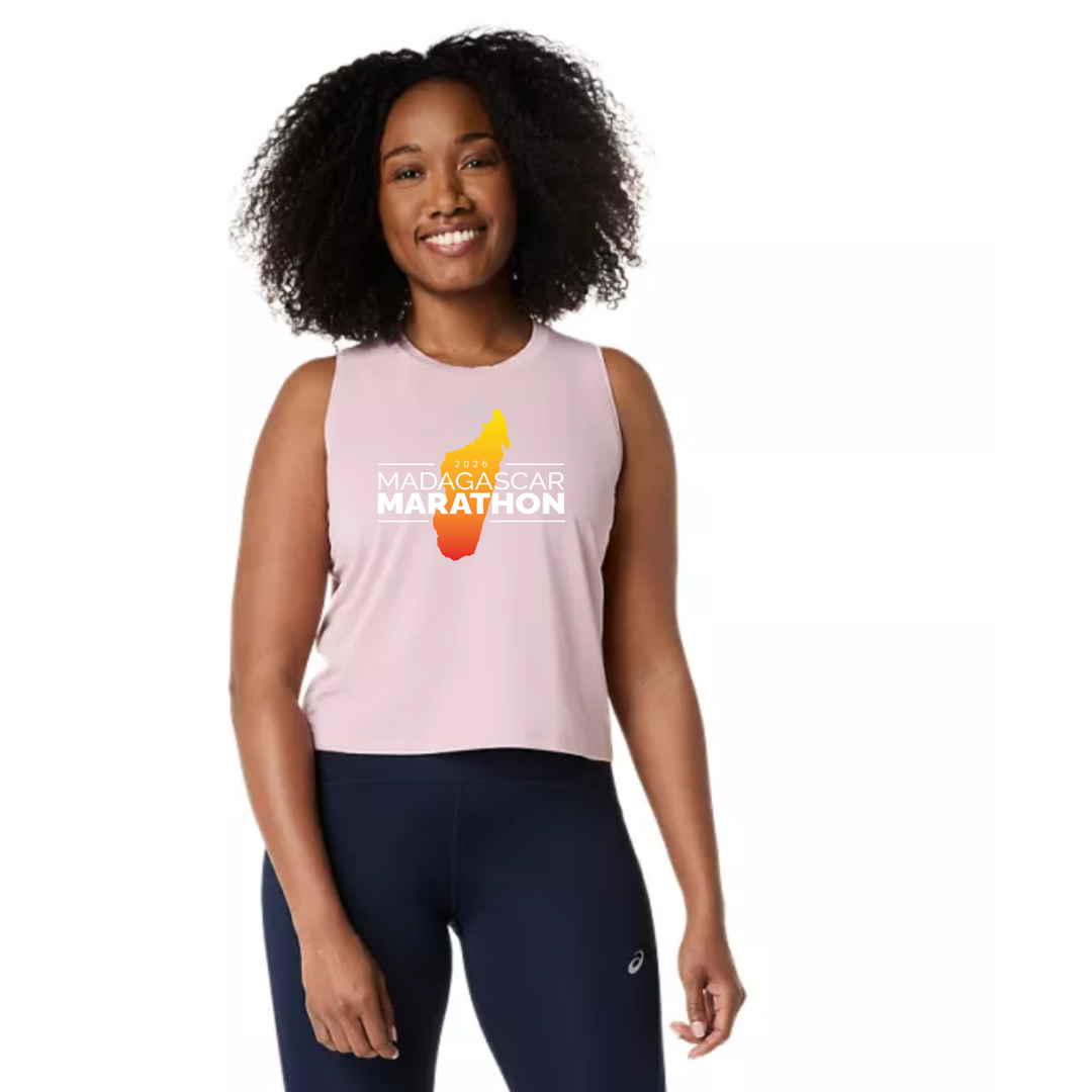 Madagascar Marathon - ASICS Women's Road Crop Top Morganite (2012D368)