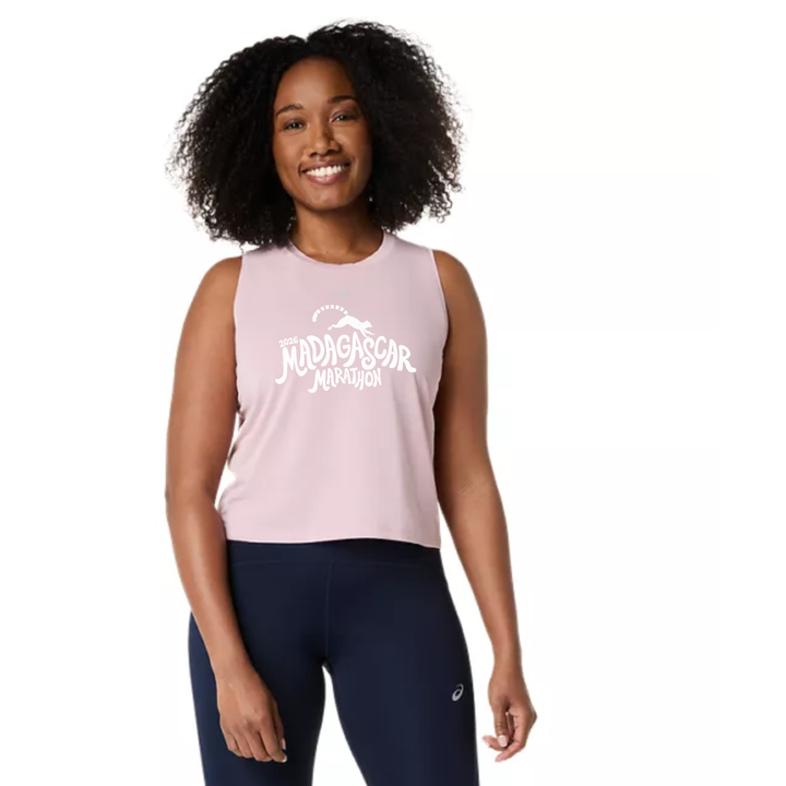 Madagascar Marathon - ASICS Women's Road Crop Top Morganite (2012D368)