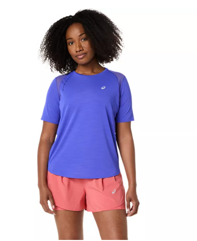 Camiseta ASICS de manga corta de carretera para mujer Cobalt Burst (2012D371)
