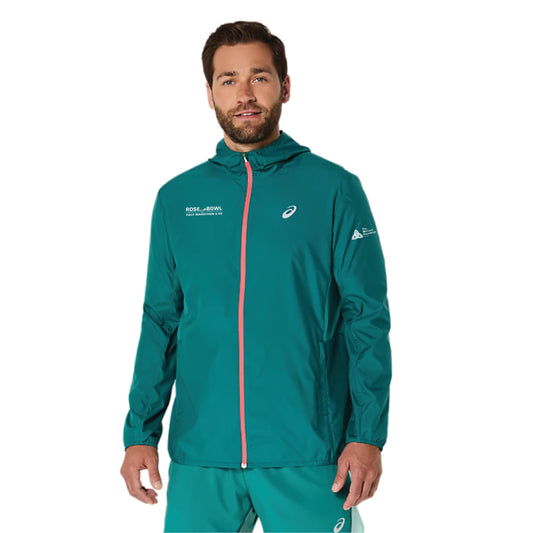 2026 Rose Bowl Half Marathon & 5K - ASICS Men's Silver Jacket (2011D235) (RB26-18)