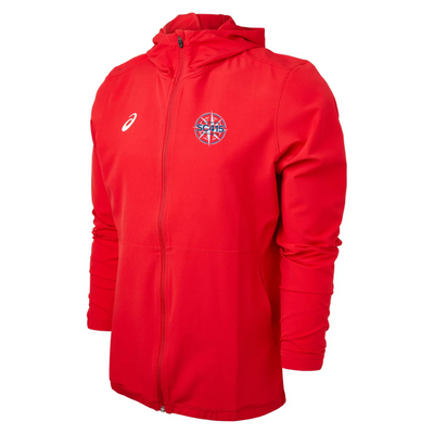 Steamboat Classic - ASICS Men's Track Woven FZ Jacket (Red) (2031A759) (SBC02)