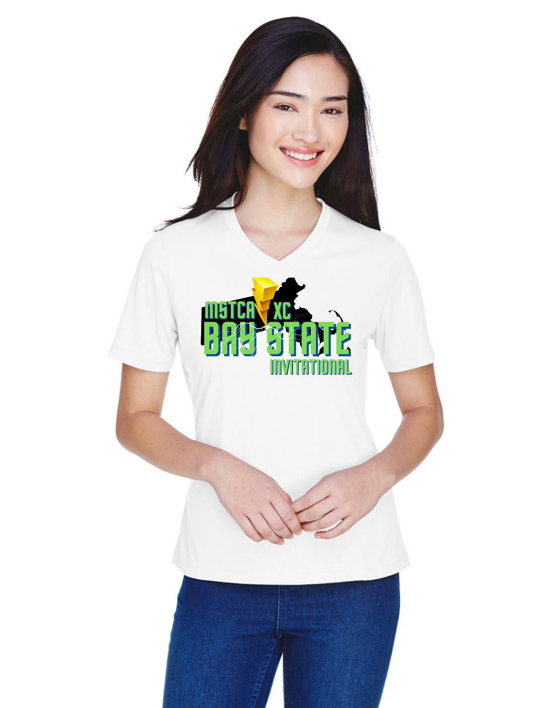 Camiseta de rendimiento para damas del equipo 365 del MSTCA Bay State Invitational (TT11W)