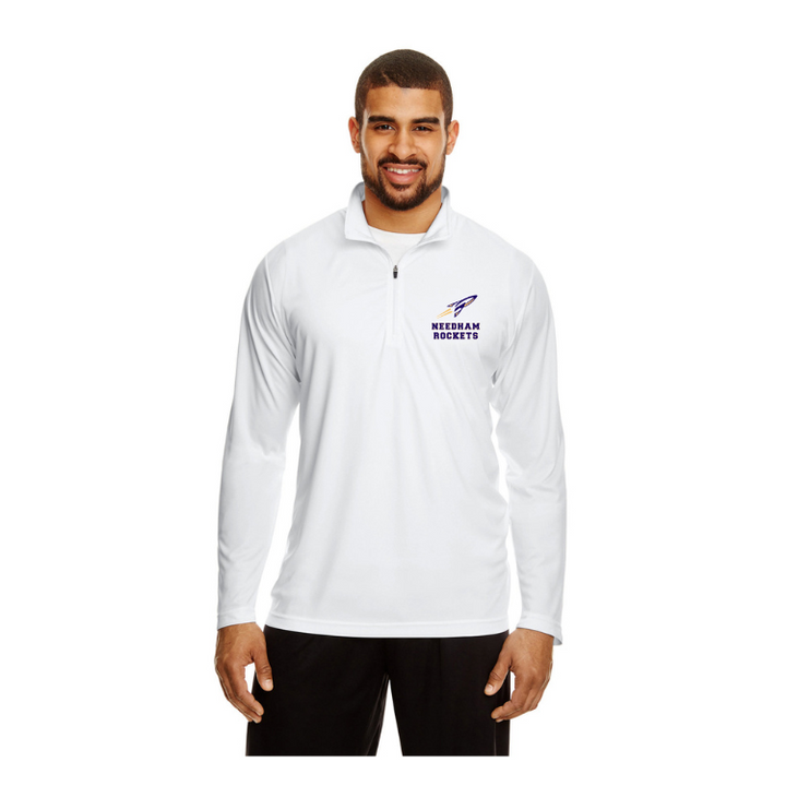 Camiseta de tirantes con cremallera de rendimiento Zone Performance para hombre del equipo 365 de Needham HS Boosters (TT31)