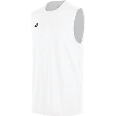 ASICS Circuit II - Camiseta sin mangas para hombre, color blanco (2161A063)