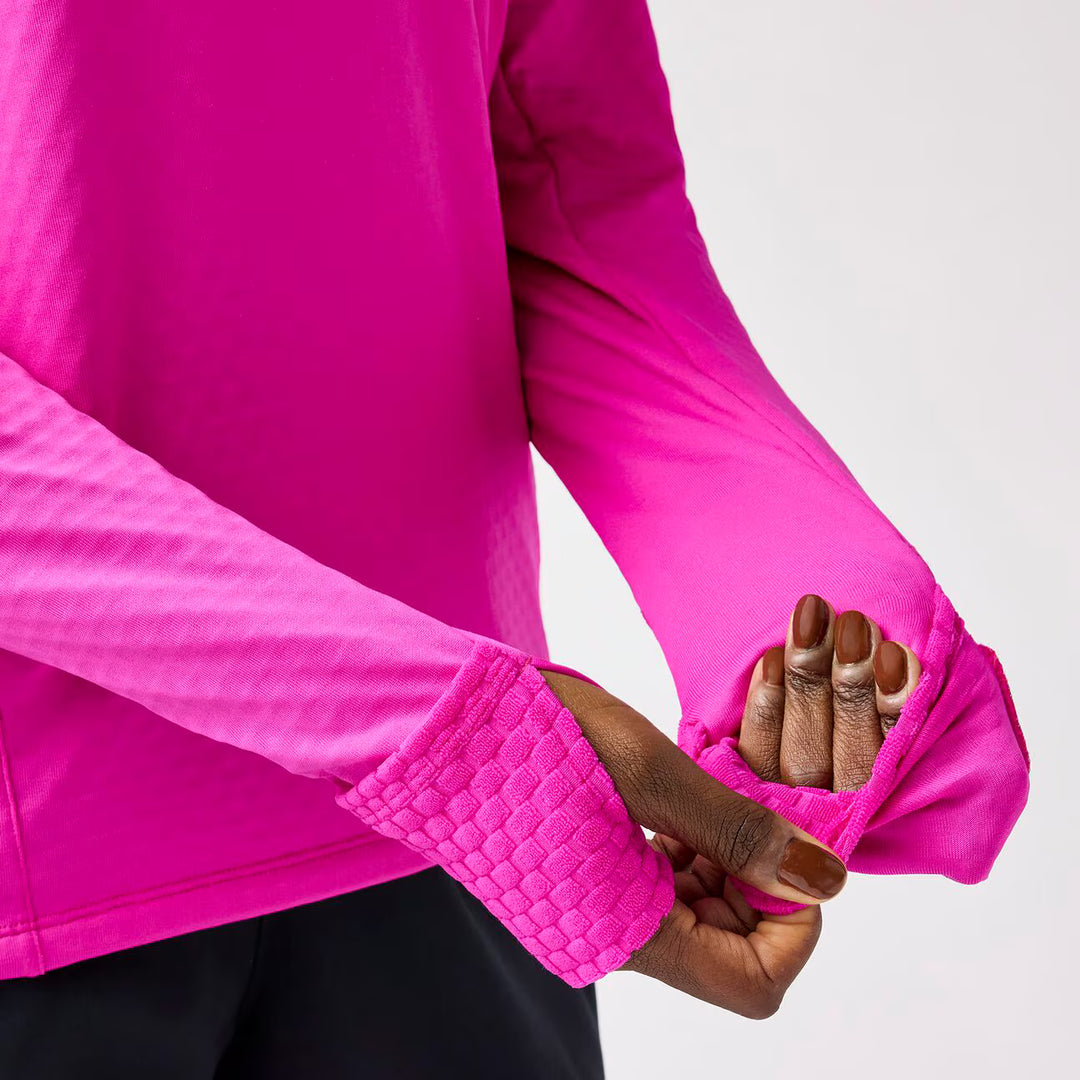 Sudadera con capucha térmica Brooks Notch 3.0 para mujer - Magenta - MUJER 