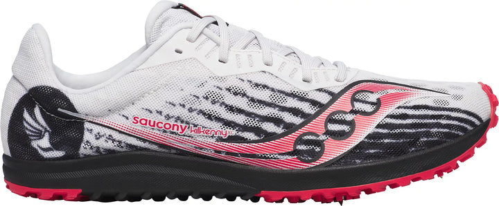 Saucony Kilkenny XC 9 - Zapatillas con clavos para mujer, color blanco y negro (S19080-200)