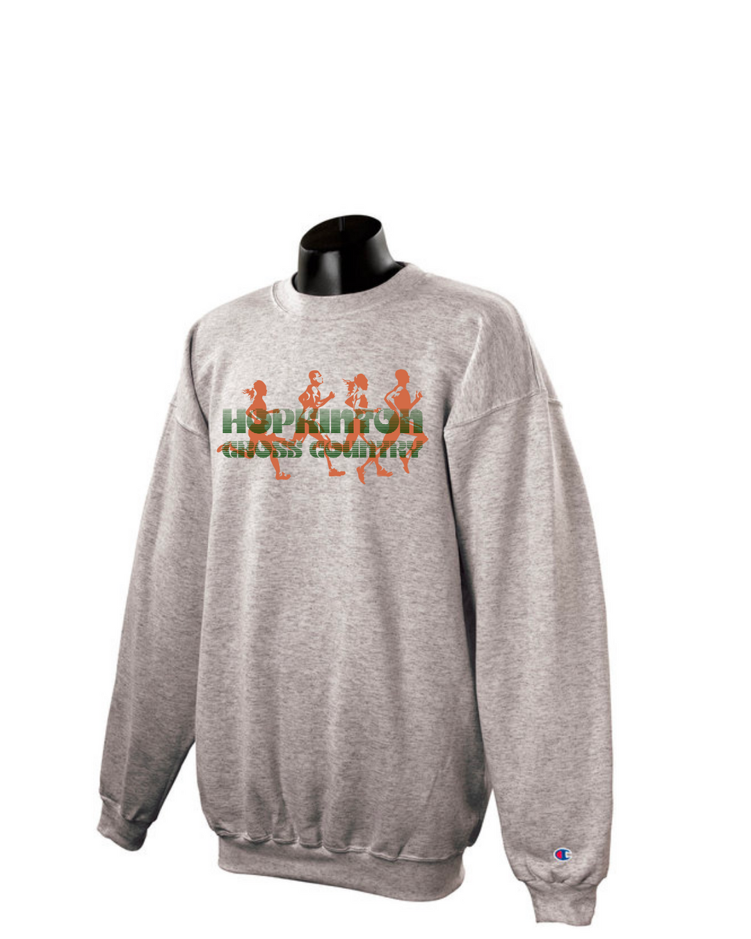 Hopkinton Cross Country - Champion® Powerblend® Crewneck Sweatshirt (S600)