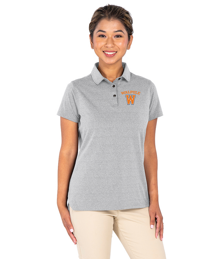 Elm Street School- Women's Heathered Eco Logic Stretch Polo (2318)