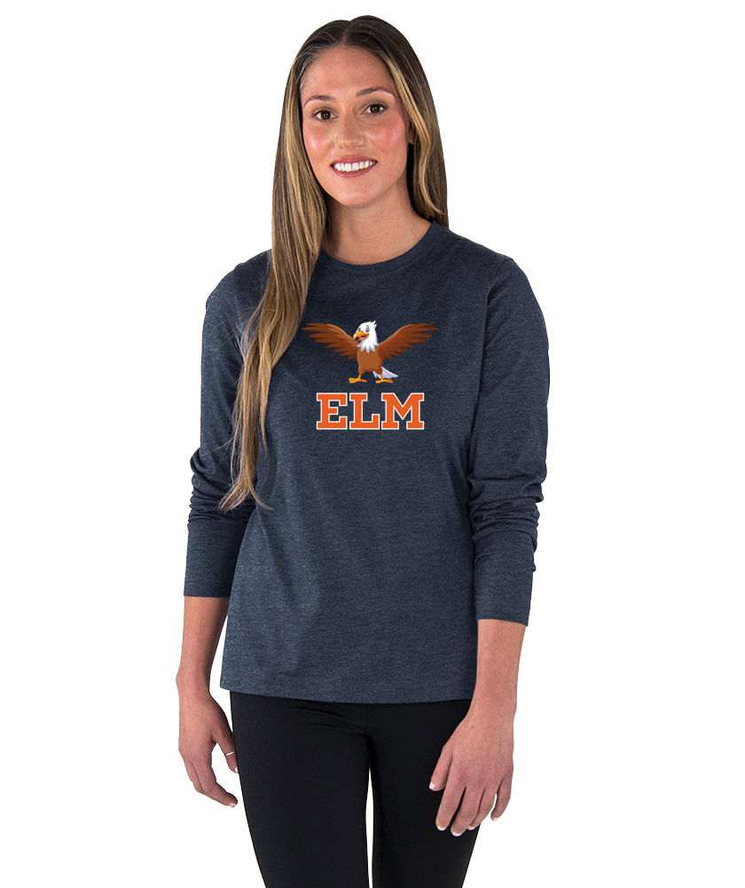 Elm Street School- Women's Comfort Core Long Sleeve Crew (2330)