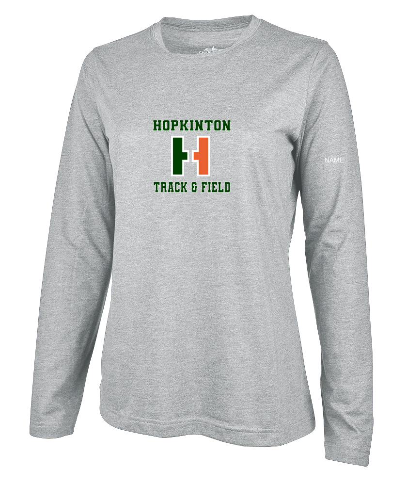 Hopkinton Track &amp; Field - CAMISETA CONFORTABLE DE MANGA LARGA PARA MUJER - 2330 