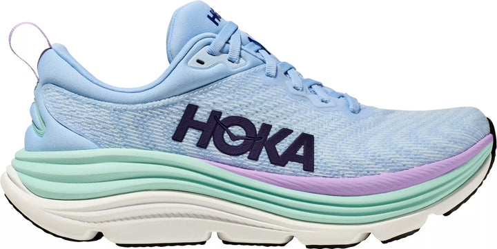 Hoka Gaviota 5 para mujer: azul aireado/océano soleado (1134235-ABSO) 