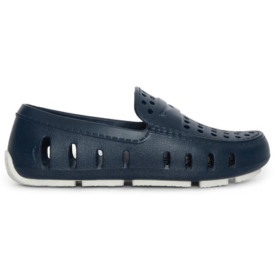 Zapatillas de deporte Floafers Kids Prodigy Driver en azul marino peonía y blanco brillante