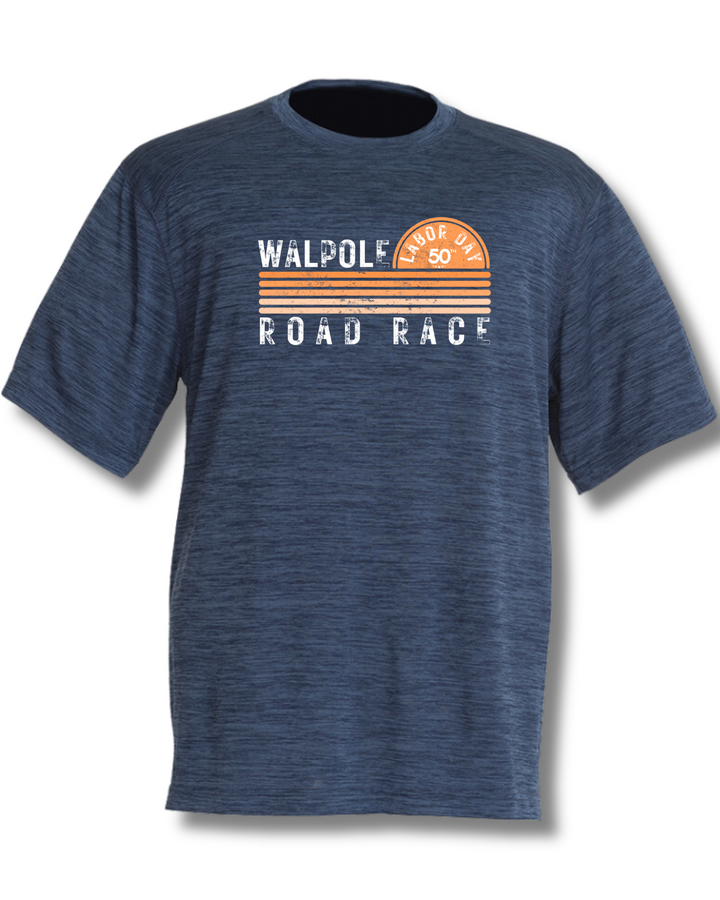 Walpole Labor Day Road Race MEN'S SPACE DYE PERFORMANCE TEE (3764)