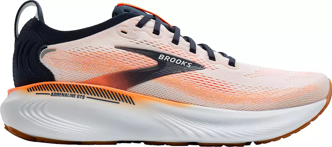 Brooks Men's Adrenaline GTS 25 - White/Spellbound/Orange
