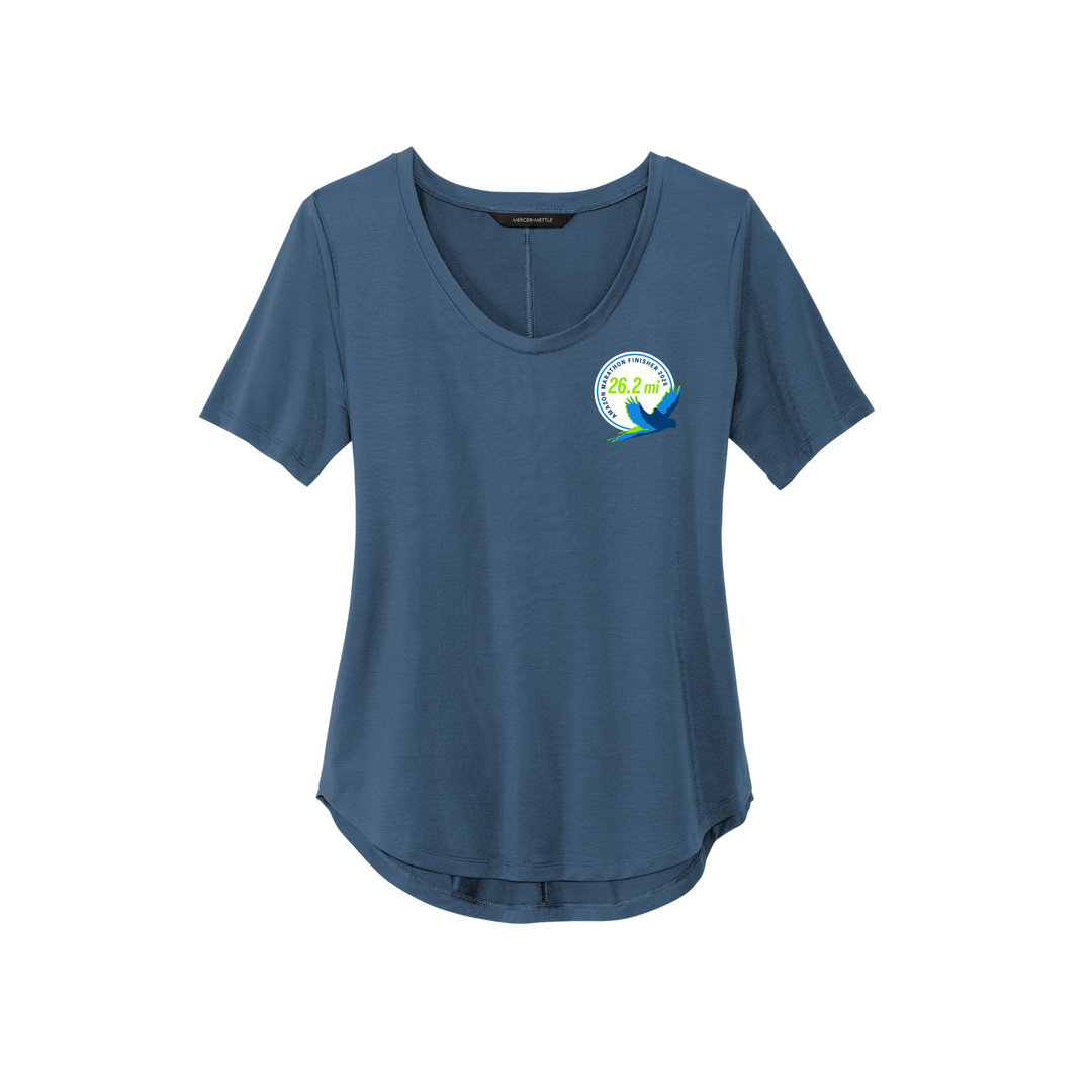Amazon Marathon 2026 FINISHER - Women's Stretch Jersey Crew T-Shirt (MM1017)
